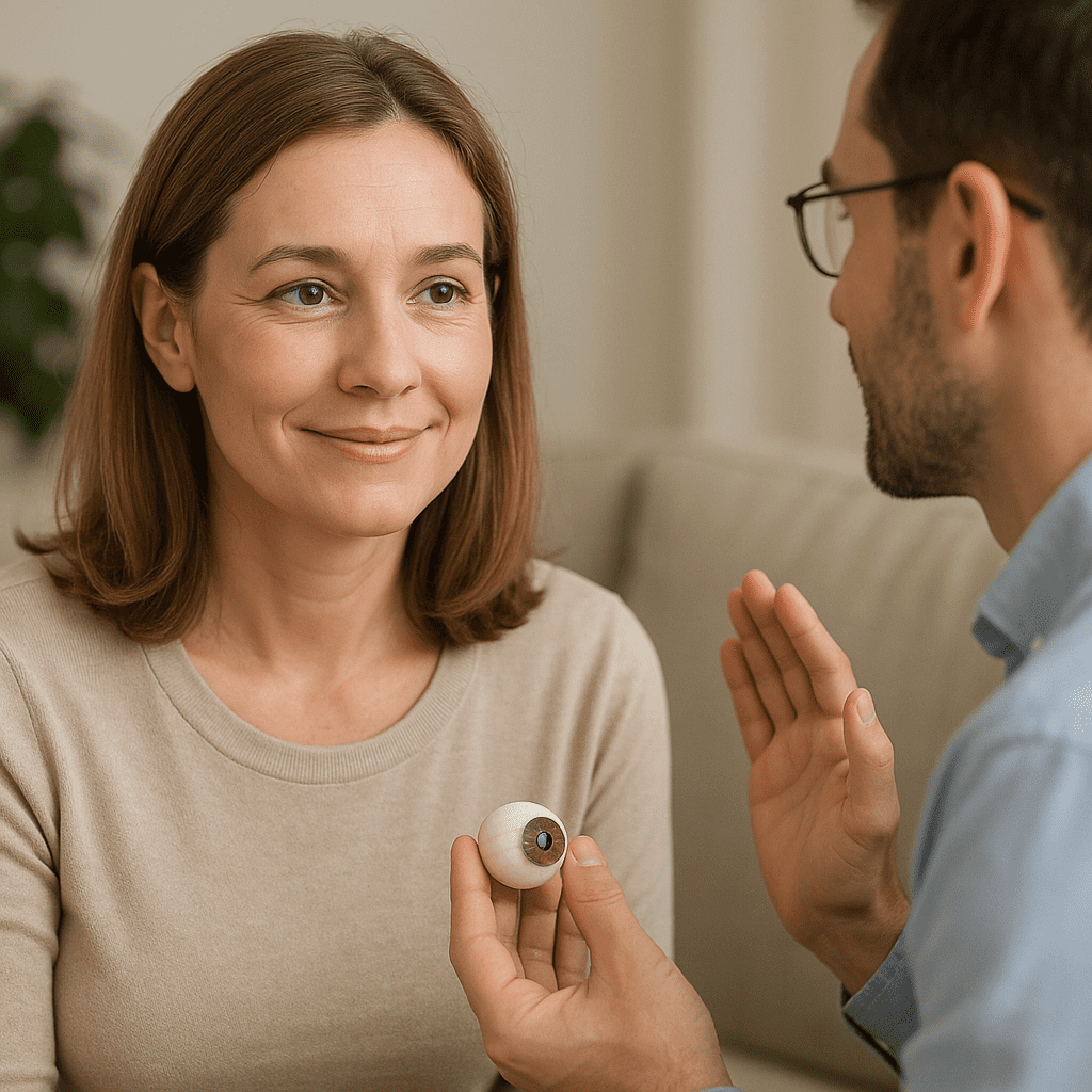 Comment se préparer psychologiquement à porter une prothèse oculaire