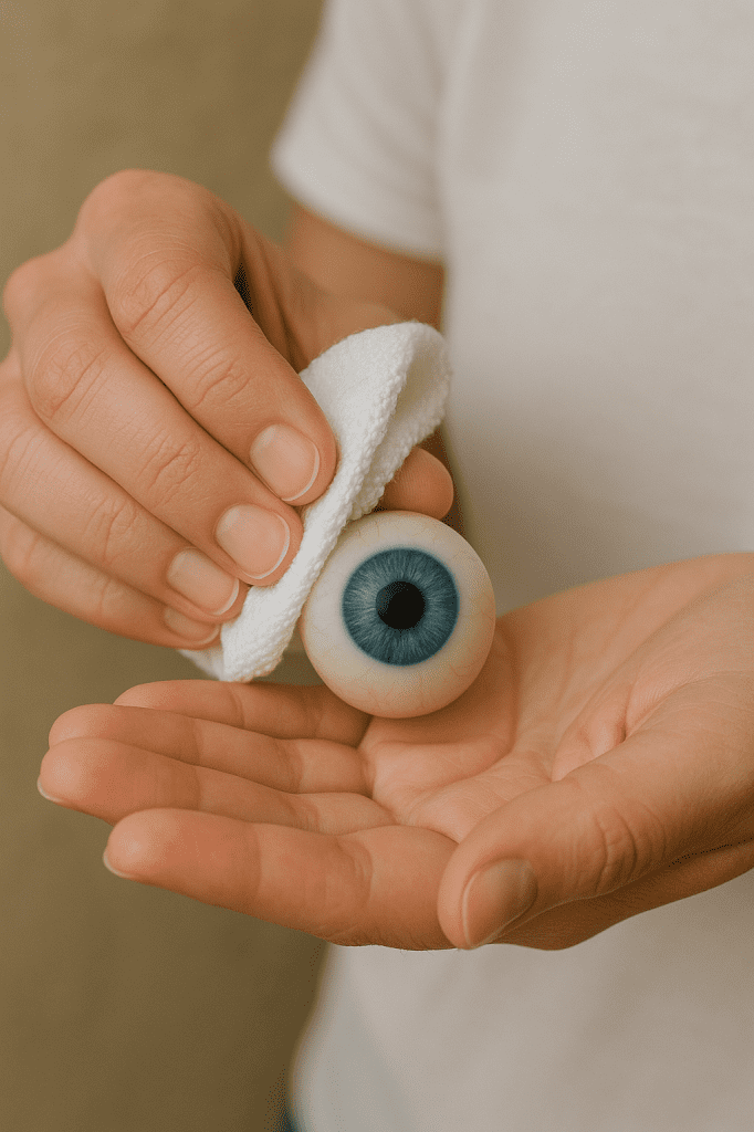 Comment entretenir une prothèse oculaire au quotidien ?